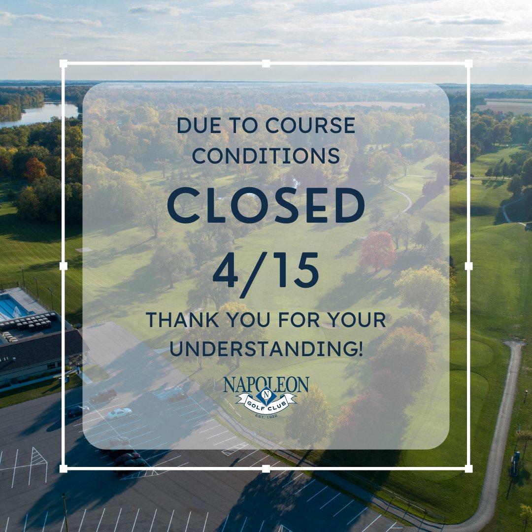 Napoleon Golf Club tweet media