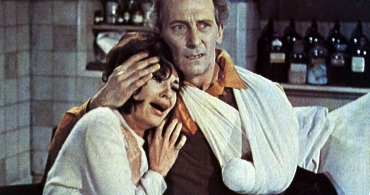 Peter Cushing did a great job in Island of Terror. Let's give him a hand! ... Too soon?  #svengoolie @Svengoolie #IslandOfTerror #petercushing #thecush