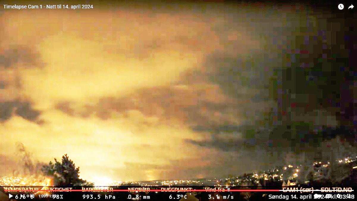 Screenshots from Norway (camera 1) Night 14th April, pics 2&4 have equalize filter. This is the NIGHT sky