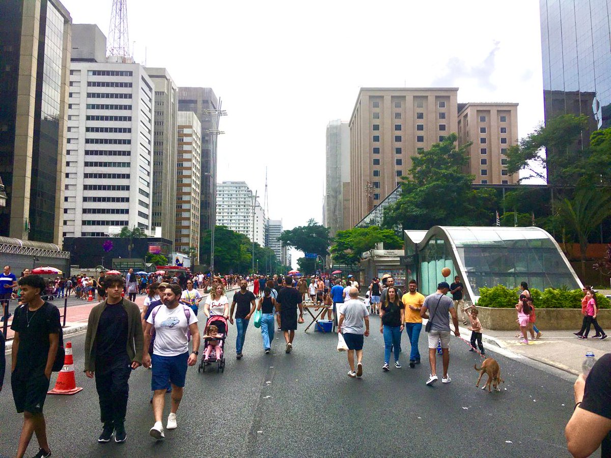 Domingo aqui na praia preferida dos paulistanos:
Avenida Paulista