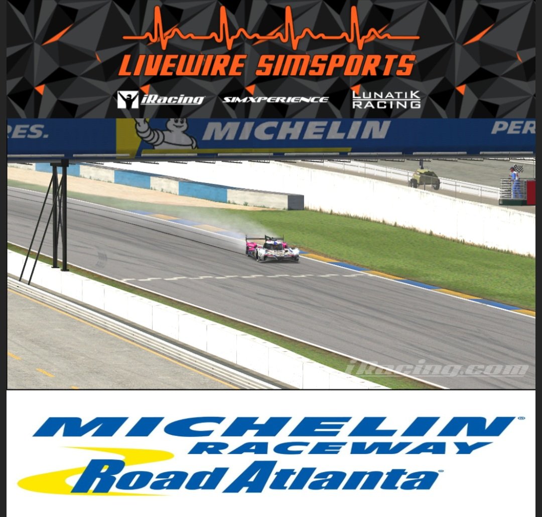 Coulibaly takes P5 for LiveWire SimSports in today's IMSA ENDURANCE series at Road Atlanta!!!!
<a href="/iracing/">iRacing</a>