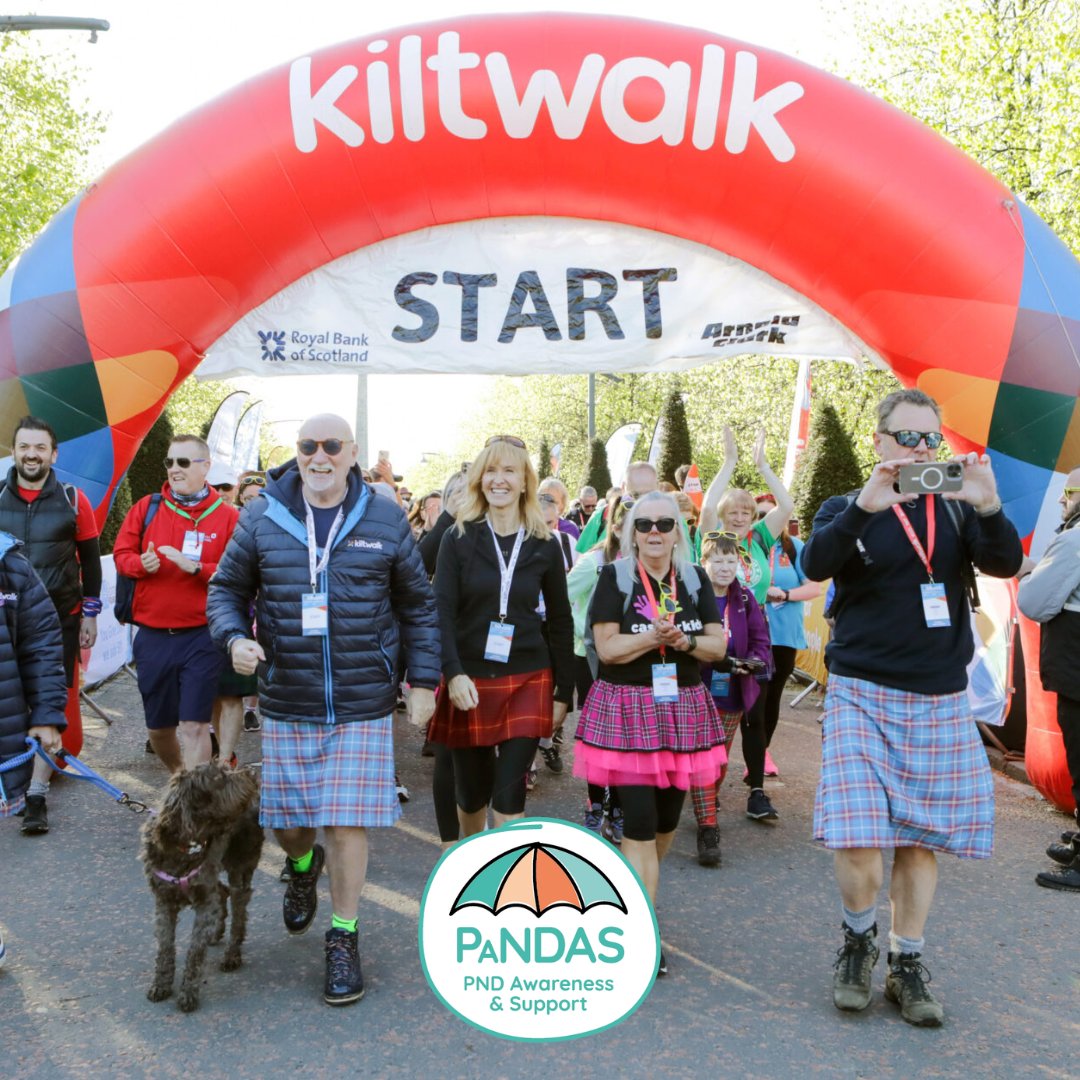 🏴󠁧󠁢󠁳󠁣󠁴󠁿 Sign up to the Kiltwalk to raise money for PANDAS! Events are taking place in Glasgow (now sold out), Edinburgh, Dundee and Aberdeen in 2024 & there are 3 distances to choose from ❤️ To sign up, go to ink & select PANDAS as your chosen charity: thekiltwalk.co.uk