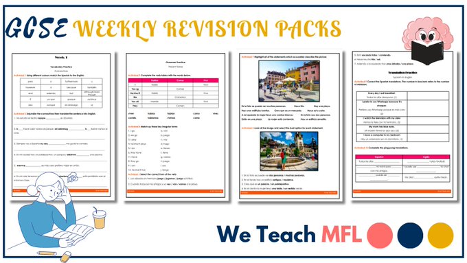 As we hit crunch time for exam season ✍️, don't forget to check out 🔎our Exam Support areas for an extensive library of revision and support material! weteachmfl.co.uk #mfltwitterati