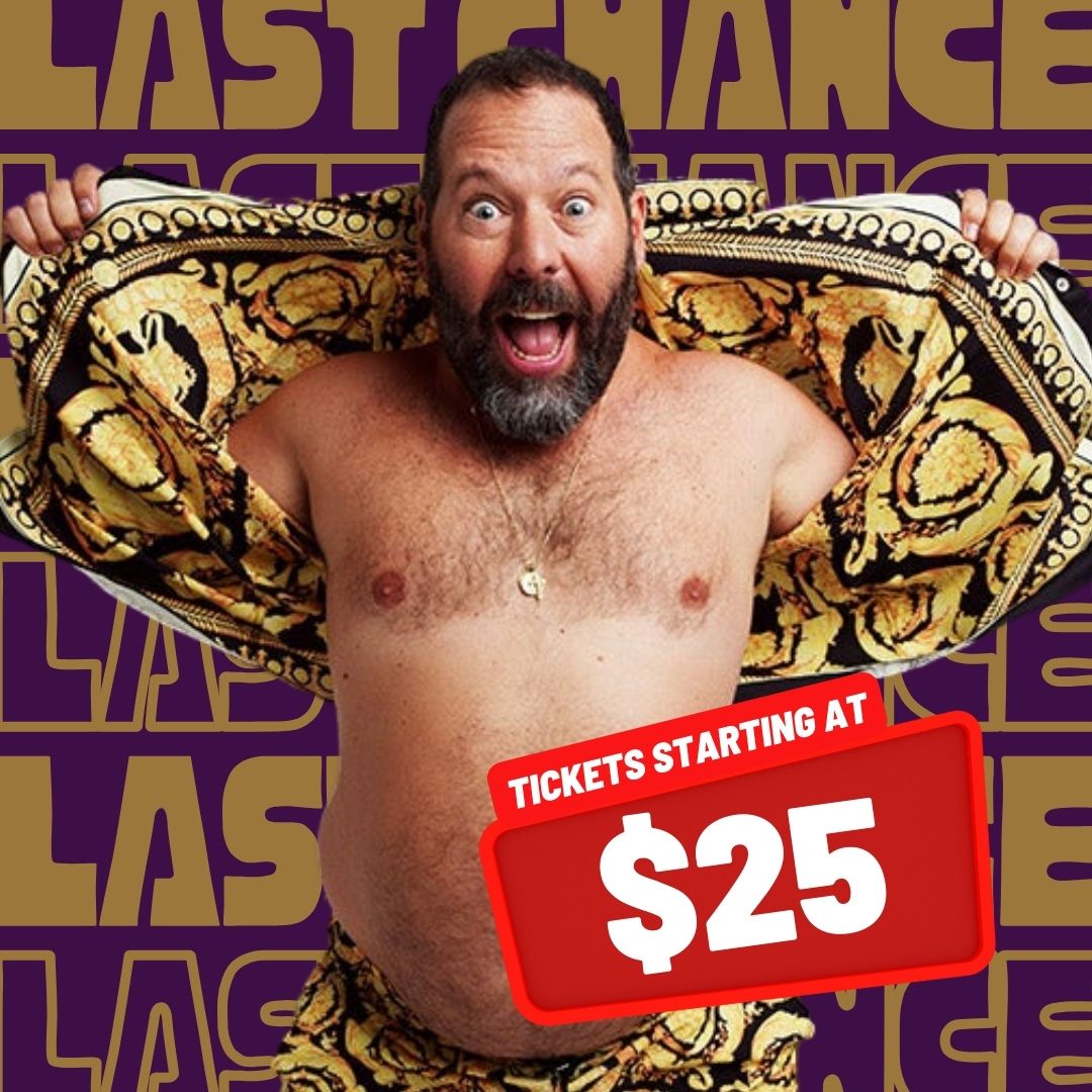 𝐋𝐀𝐒𝐓 𝐂𝐇𝐀𝐍𝐂𝐄! 🚨 Great tickets available starting at $25 to see Bert Kreischer's Tops Off World Tour with us 𝐓𝐎𝐍𝐈𝐆𝐇𝐓! 🎟️: bit.ly/BertKreischerY…