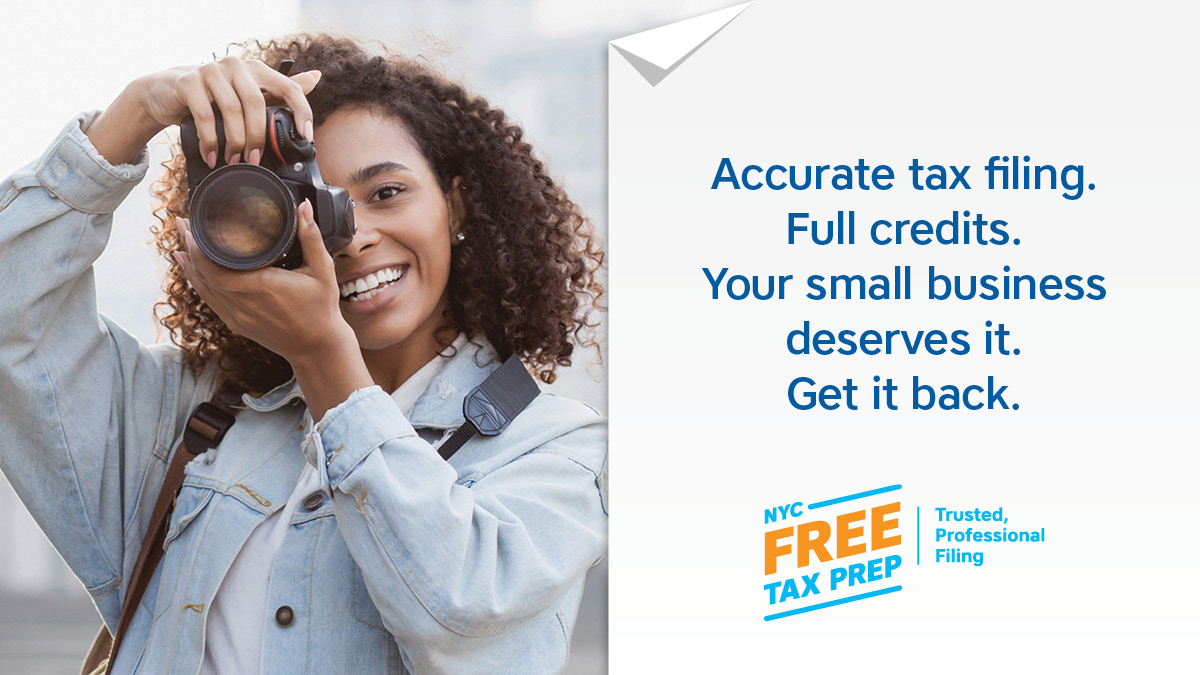 NYC #FreeTaxPrep | Trusted, Professional Filing
IRS certified VITA/TCE volunteer preparers
In-person or online options
No fees so you get more money from credits like the #EITC
If you earn $85,000 or less, file for free!
on.nyc.gov/2ANenDN