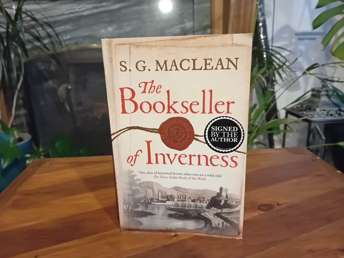 February Reading #3: Some excellent historical crime from SG MacLean. Love a book where the hero is a bookseller! #amreading #crimefiction