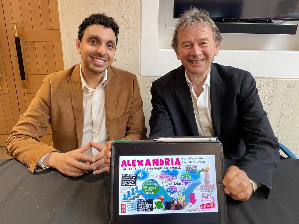 Joshua James Knowles (@joshknowles75) on Twitter photo Sketch note 3: Wonderful window into world history; the truly global city of Alexandria - a place for progress and ideas with <a href="/islamaissa/">Islam Issa</a> <a href="/MichaelWoodMV/">Michael Wood</a> <a href="/histfestuk/">HistFest</a> <a href="/britishlibrary/">British Library</a> #histfest2024 #sketchnote #alexandria Sketch note 3: Wonderful window into world history; the truly global city of Alexandria - a place for progress and ideas with <a href="/islamaissa/">Islam Issa</a> <a href="/MichaelWoodMV/">Michael Wood</a> <a href="/histfestuk/">HistFest</a> <a href="/britishlibrary/">British Library</a> #histfest2024 #sketchnote #alexandria