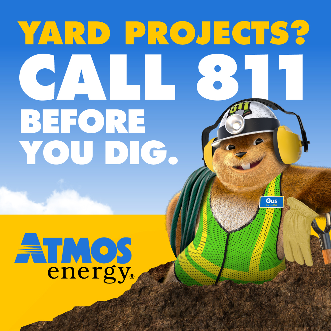 Planning a DIY project for #NationalGardeningDay or hiring a contractor this spring? Remember to always #Call811 before you dig to #KnowWhatsBelow! Follow us on social during #NationalSafeDiggingMonth to learn more about this important responsibility.