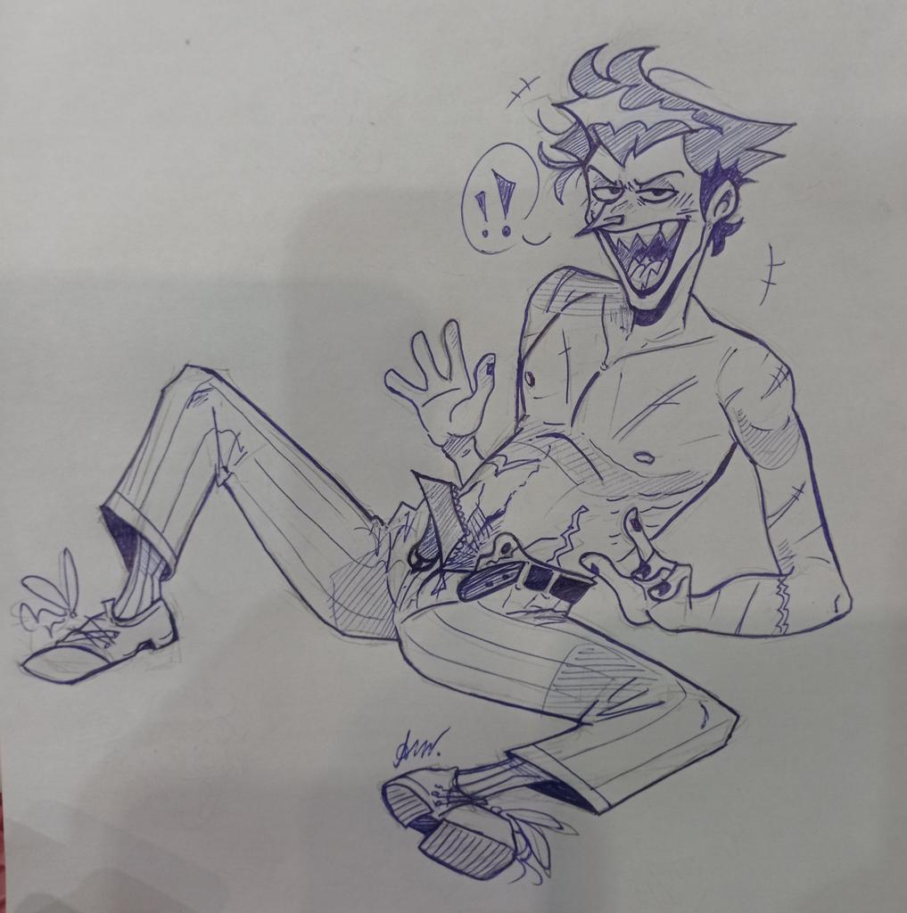 HanMandarinka's tweet image. Thank you for 131 subscribers and such a great asset. This means a lot to me ❤‍🩹 
. 
. 
#Joker #art #Barman #love #iloveyou #Batjoke #Batjokes #DC #ThankYou