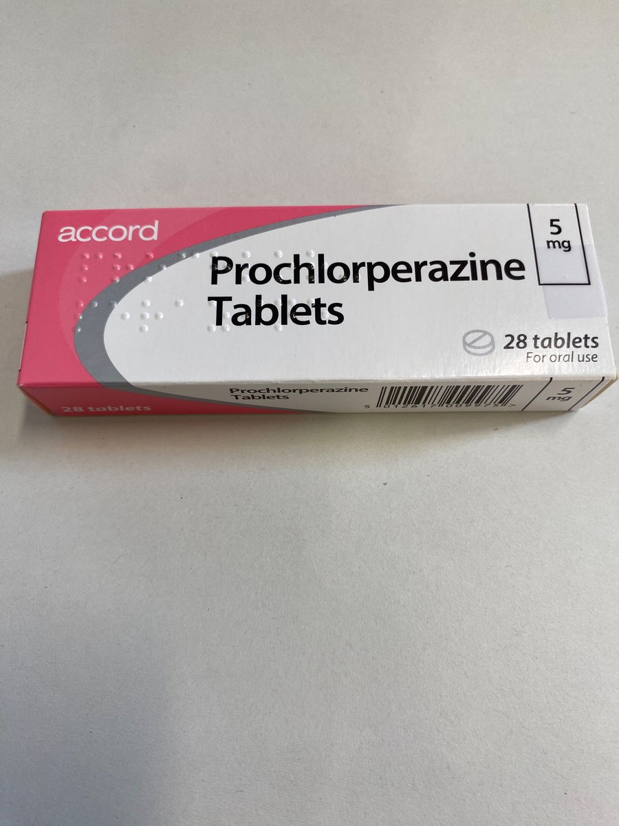 Prochlorperazine belong to phenothiazine antipsychotic. It works by blocking the chemical in the brain. 

This medication can be use to improve below 👇 symptoms: 

▪️balance dizziness 
▪️anxiety in short term
▪️over active behaviour and schizophrenia