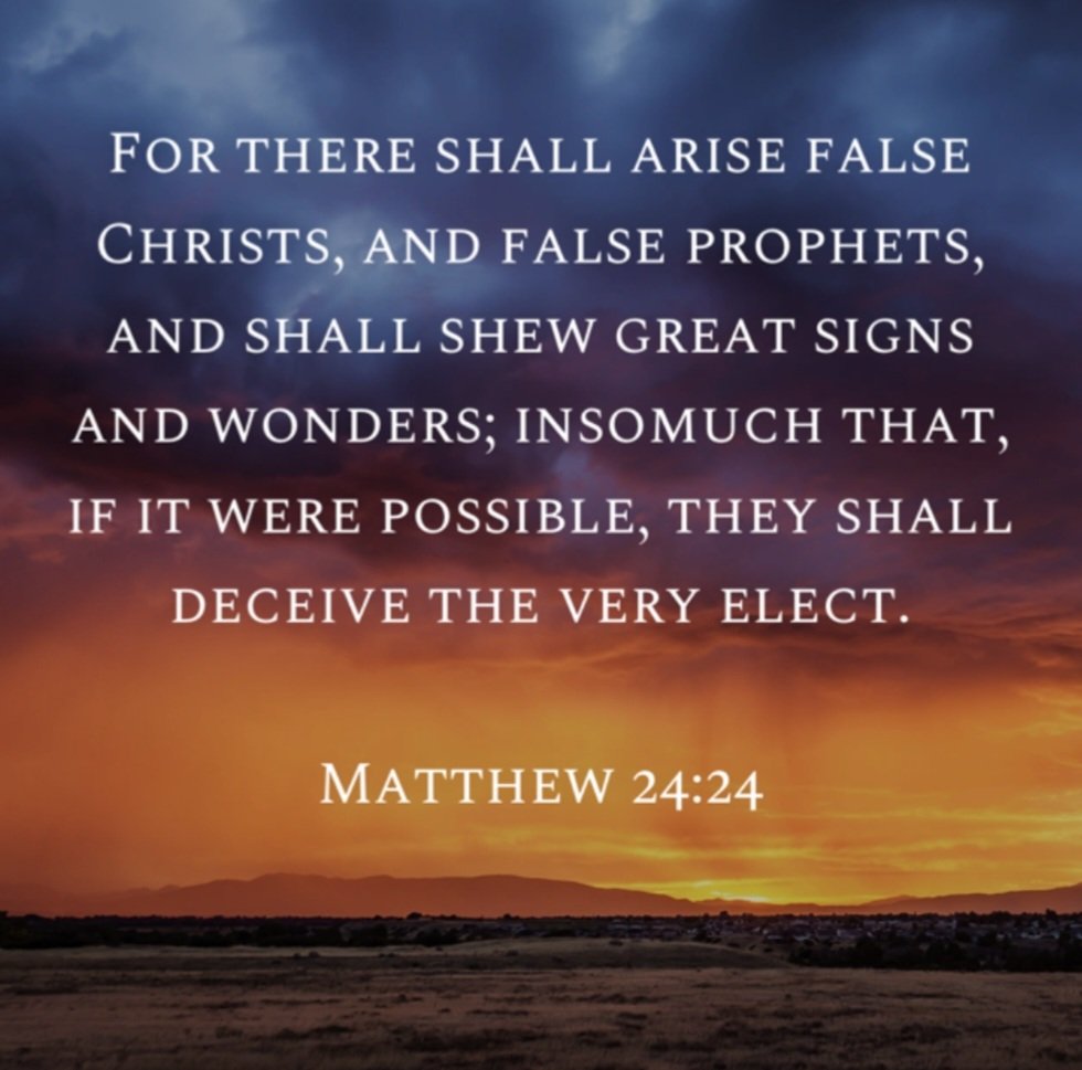 Nothing will stop prophecy being fulfilled, but know that not everything is prophecy. The god of this world is the master of deceit.