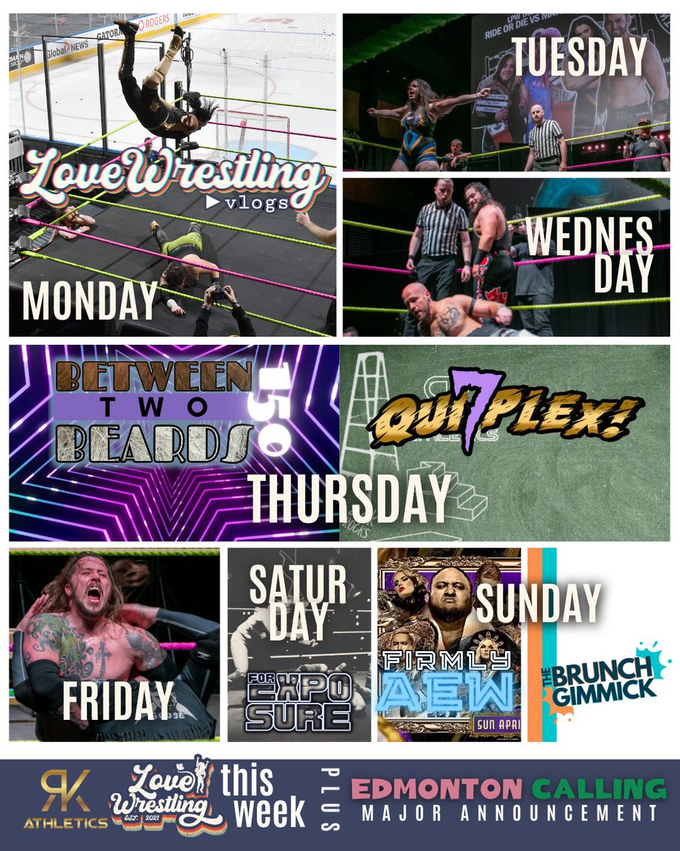Love Wrestling This Week! ∙ Never before seen OIL RUMBLE footage ∙ Match releases featuring @nmatthewsninja, @ArtySpence, & @Alan_V_Angels ∙ @B2Beards #150 ∙ SE7EN Showdown on Quizplex ∙ LPW25 Preview on @ForExposurePod ∙ a MAJOR announcement regarding #LPW 25 and MORE!