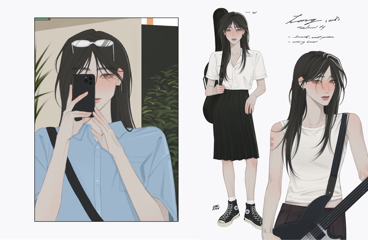 _limekan's tweet image. สวัสดีค่ะ! จี้ นะคะ ปกติแล้ววาด oc เป็นหลักแทบจะ 100% , GL ชอบวาดสาวๆในบ้านเป็นชีวิตจิตใจ ช่วงนี้สนใจด้าน typho เป็นพิเศษกับกำลังฝึกคุมโทนวาดฉากอยู่ค่ะ 

ขอบคุณสำหรับพื้นที่นะคะ 🤍