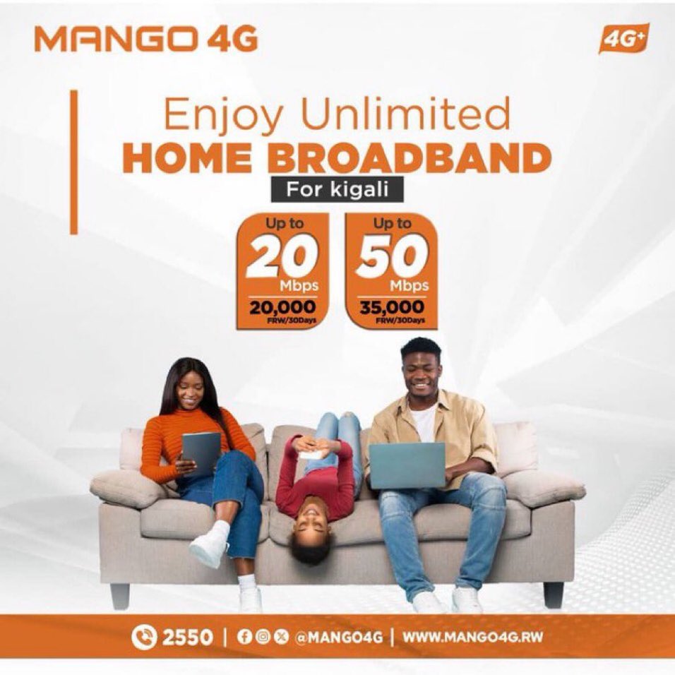 ngomijanaaa's tweet image. Ubu noneho no mu rugo…

Yego, internet yo mu rugo ya @Mango4G  nayo iri mu kazi.

#Truly4GNetwork