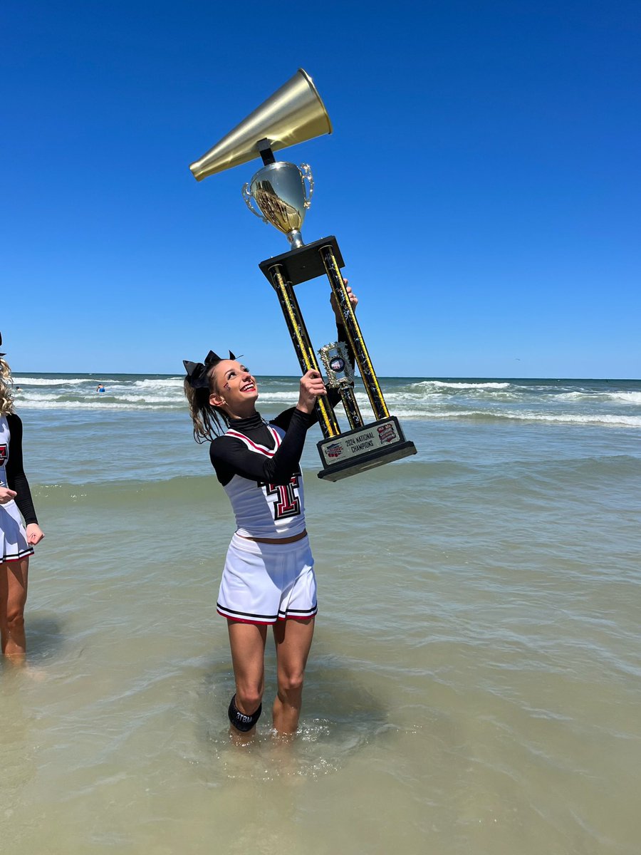 I AM A COLLEGE NCA CHAMPION!!!!❤️ #texastech #3TBM #smallcoed