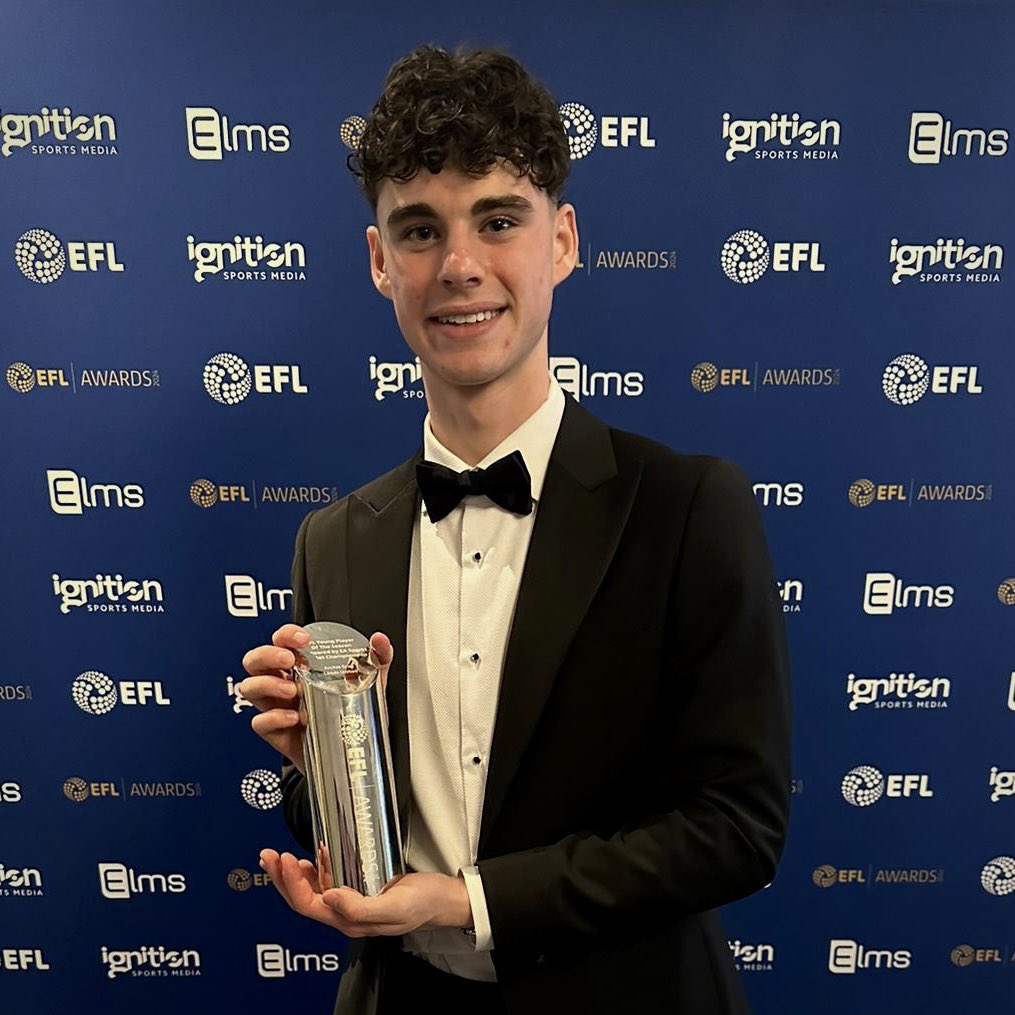 🏆 Congratulations to @ArchieGray06, who has won the @EFL Championship Young Player of the Year award for 2023/24