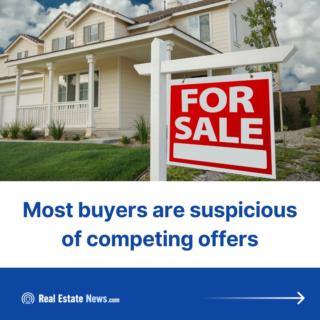 A recent survey from real estate software company Beagel.io found that 80% of buyers had suspicions about fake offers on a home.

Learn more about this study: share.realestatenews.com/a1f6

#realestatenews #realestate #homebuying #realestateagents #realestateagenttips…