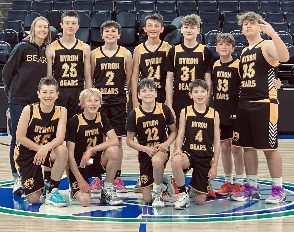 7th grade boys got a chance to play at the Target Center today.