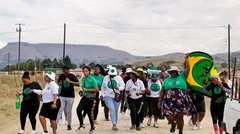 #MK Party iMpendle Sub-Region, Gomane Ward 5 door to door, recruitment drive and mobilization. #Mayibuye #VoteMK2024 #VoteMK29May
