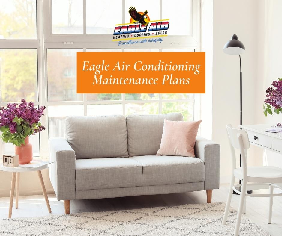 Spring is the time for air conditioning maintenance! 🛠
Check out our maintenance plans with monthly and annual payment options. 

Learn more at the link below…
mvnt.us/m2296933  

#eagleair #hvacinstallation #excellencewithintegrity #acmaintenance #maintenanceplans