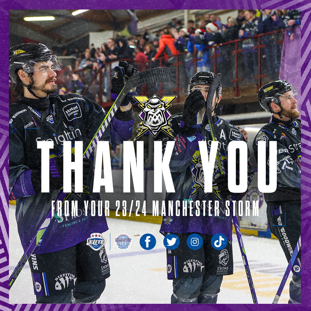 𝗧𝗛𝗔𝗡𝗞𝗬𝗢𝗨, 𝗠𝗔𝗡𝗖𝗛𝗘𝗦𝗧𝗘𝗥 A huge #Thankyou to all who supported us through the 23/24 campaign. A rollercoaster of emotions from the very first game through to the final buzzer last night and we can't wait to do it all with you once again! #TakeShelter | #Manchester