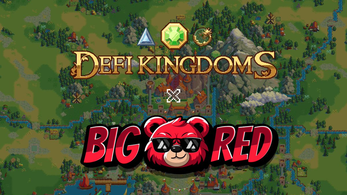 DeFiKingdoms's tweet image. Announcing an exciting new collab with @BigRed_TD!! Players will have a chance to win $TD through Void Hunts raffles and get $TD back from buying an exclusive Big Red visage! Read on for more details 🧵