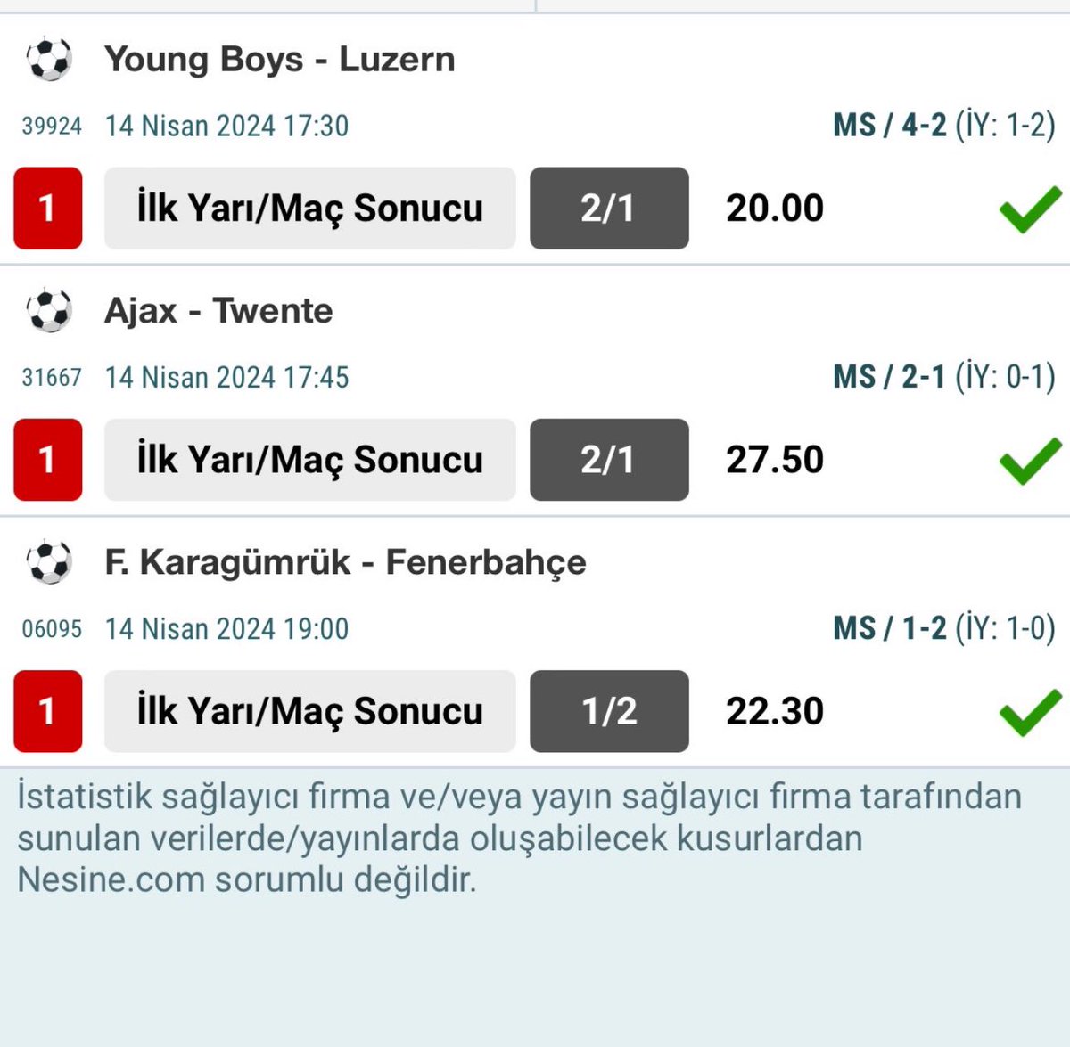 ÇEKİLİŞ TWİTİ 🎁 TAM 12K ORAN BİLE YAKALAYNLAR OLMUŞ İNANILMAZ🙏 YB MAÇI BURADA HERKESE AÇIK PAYLAŞILDI FB VE AJAX TELEGRAMDA SONUÇ ; 570 ORAN ✅ , 446 ORAN ✅ , SİSTEMDE 3 LÜ ✅ GÖNÜL İSTERDİ REKORU HERKESE AÇIK KIRALIM 🥹 TWİTE RT ATAN 5 KİŞİYİ VIP TELEGRAMA ALACAĞIM ❤️