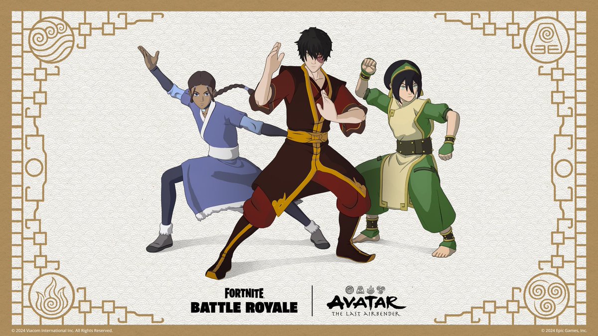 LAST TIME - WHICH AVATAR x #Fortnite SKIN DO YOU WANT 👀 🔥 Zuko 💧 Katara 🪨 Toph 💨 Aang Choosing up to 5x People to gift! Just… Like, RT & Comment 🤝 #Fortnite $BEYOND $BUBBLE $PARAM