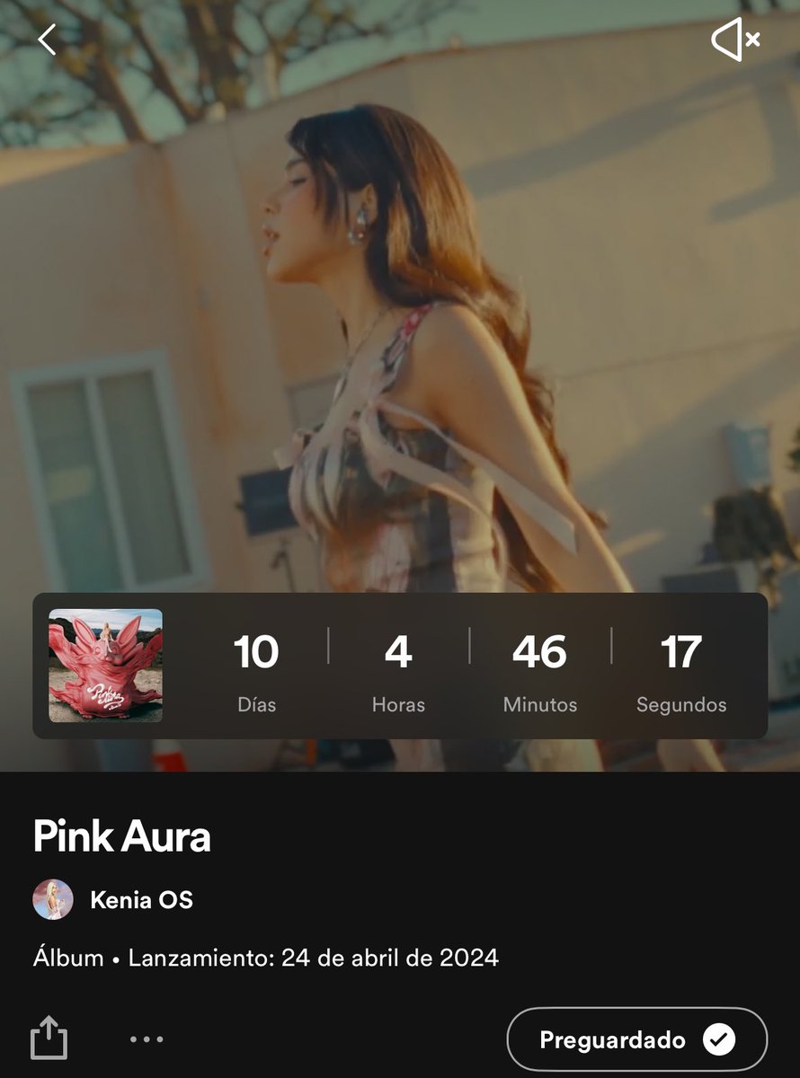 Faltan 10 días para ‘Pink Aura’… ¿Ya diste PRE-SAVE en Spotify? 🐰