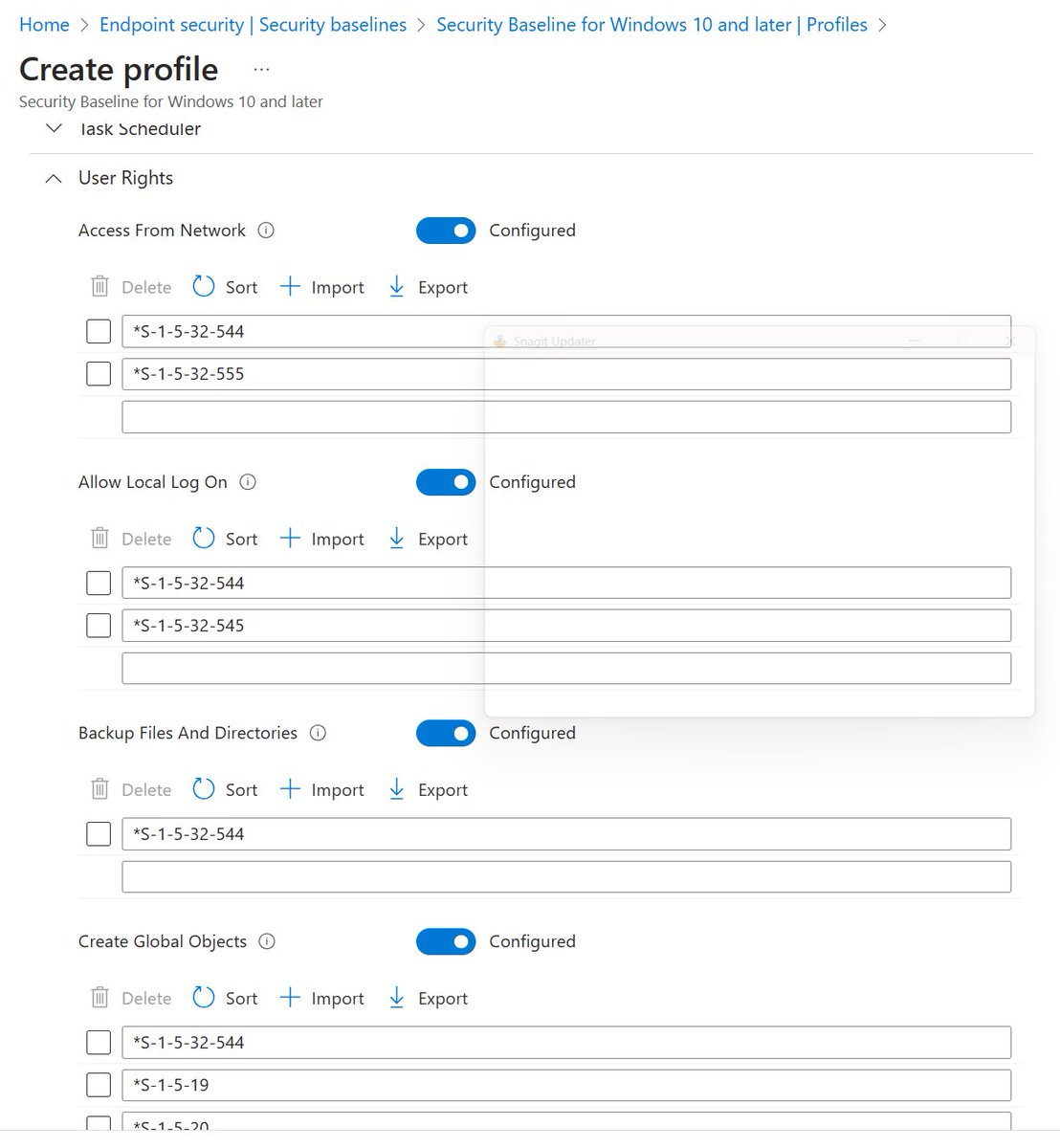 We have now fixed the issue for non-EN OS - if you have already tested out the new Security Baseline for 23H2, then you need to create a new baseline with the fix. Thanks to everyone that has been providing feedback on this. #MSIntune