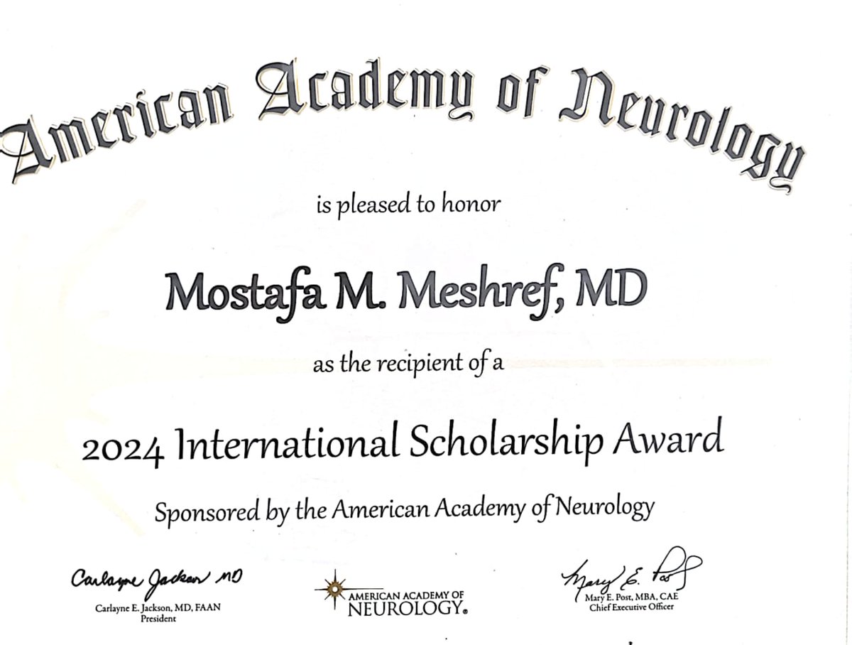 Thanks @AANmember I had gained 2024 International Scholarship Award. @AANmember #AANAM