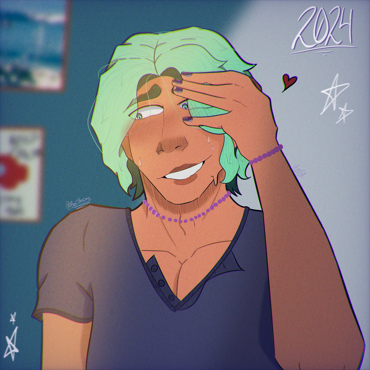 did a redraw of an old piece from 2022 that was inspired by my moot @divinedraws ‼️ I feel like I’ve come a long way an I hope y’all like it🗣️🙏🏾‼️ #OurLifeBeginningsAndAlways #Ourlifenowandforever #CoveHolden #fanart #redraw #ourlife #coveholden