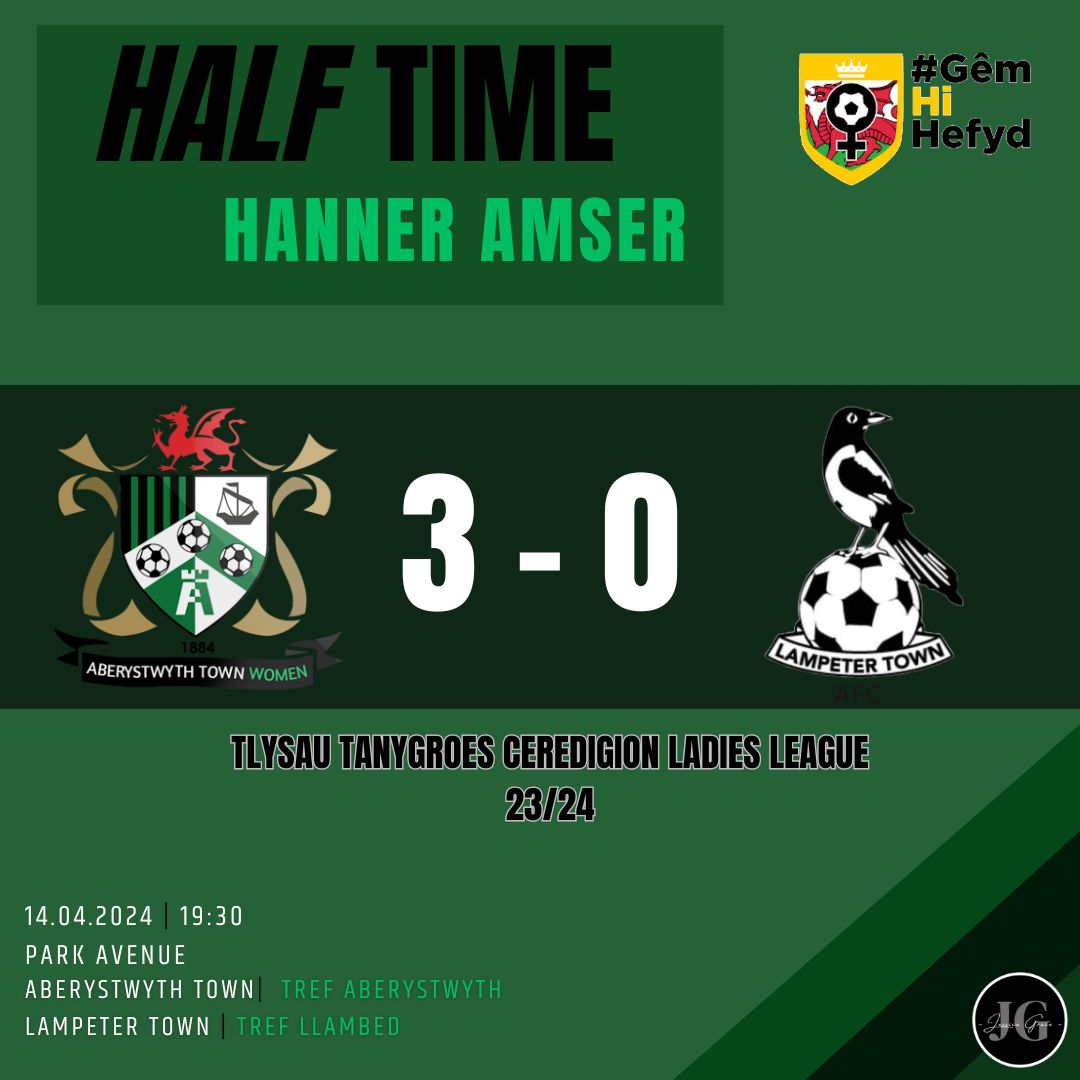 ⌛ Ahead at the break! #ATWFC | 💚