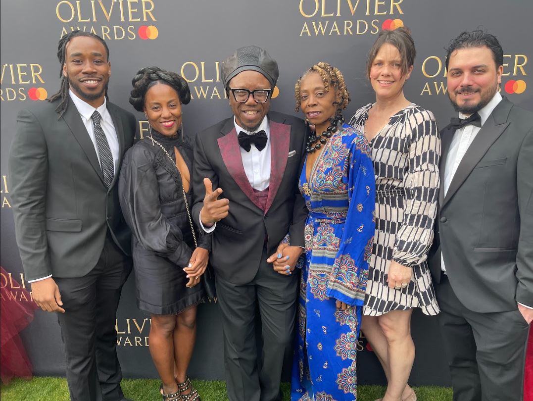 It's that time of year! We're at @OlivierAwards ✨ The Breakin' Convention team are here, looking glam as always. Big night for @Jonzid, nominated for Outstanding Achievement in dance for his artistic direction of @BConvention '23 International Festival Of Hip Hop Dance🤞