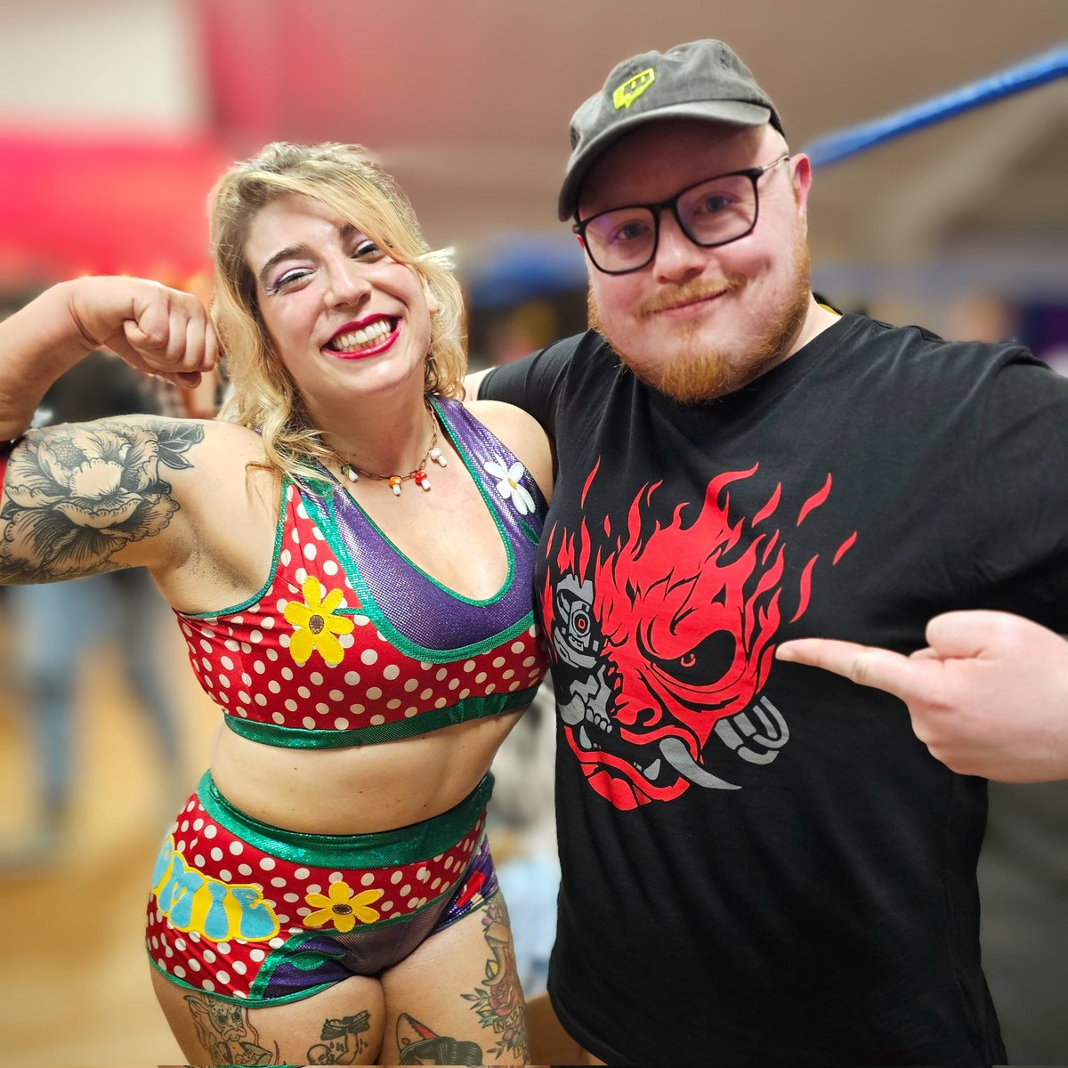 @the_gnomie and @meganbayne had the match of the night at @LWMaine #GuiltyPleasures