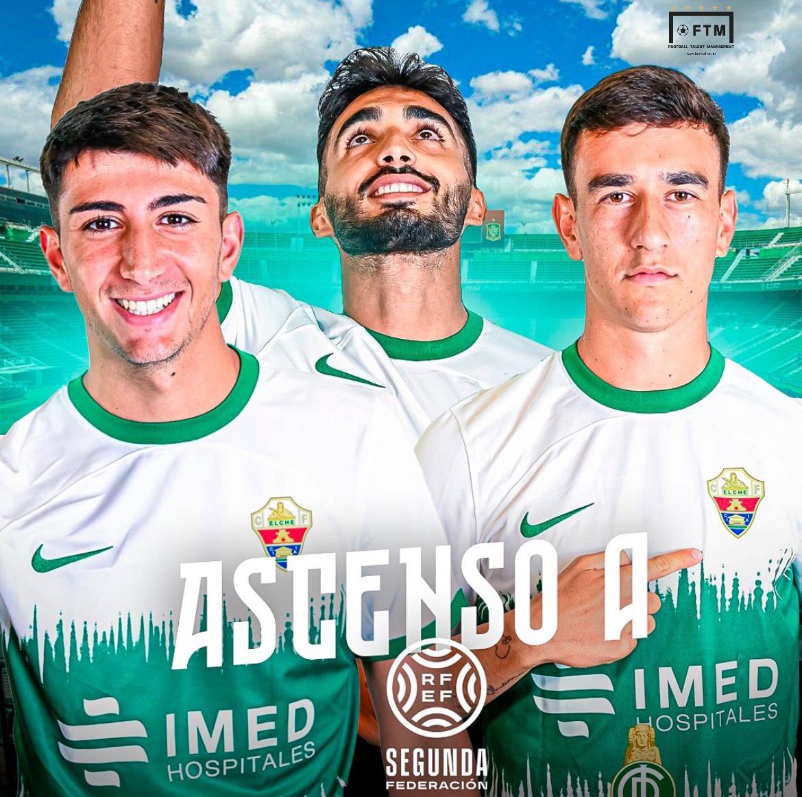 ⚪️🟢⚪️ SOMOS DE SEGUNDA RFEF

Vicente Agulló <a href="/vicenteagullo_/">vicente</a> David Laguna <a href="/davidlaguna29/">David Martinez Laguna</a> e Iomar Vidal se proclaman Campeones de Liga consiguiendo el ascenso directo a 2ª RFEF con el filial franjiverde. 

🏆 ¡Enhorabuena chicos!