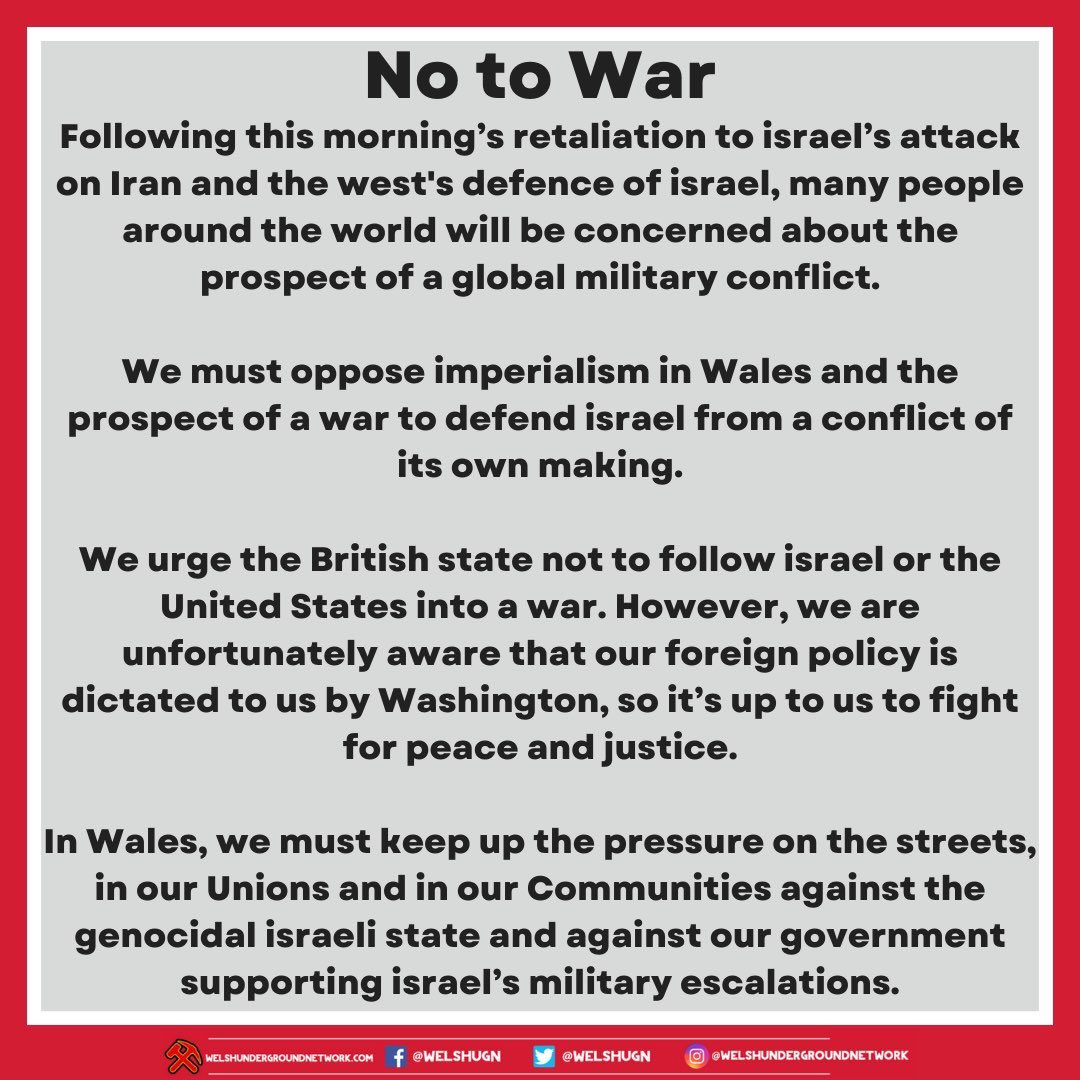 No to War. No to Imperialism.