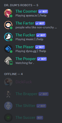 SomeCleanTrash's tweet photo. I keep making the archived WCT server worse as time goes on https://t.co/lpa4MIQiq8