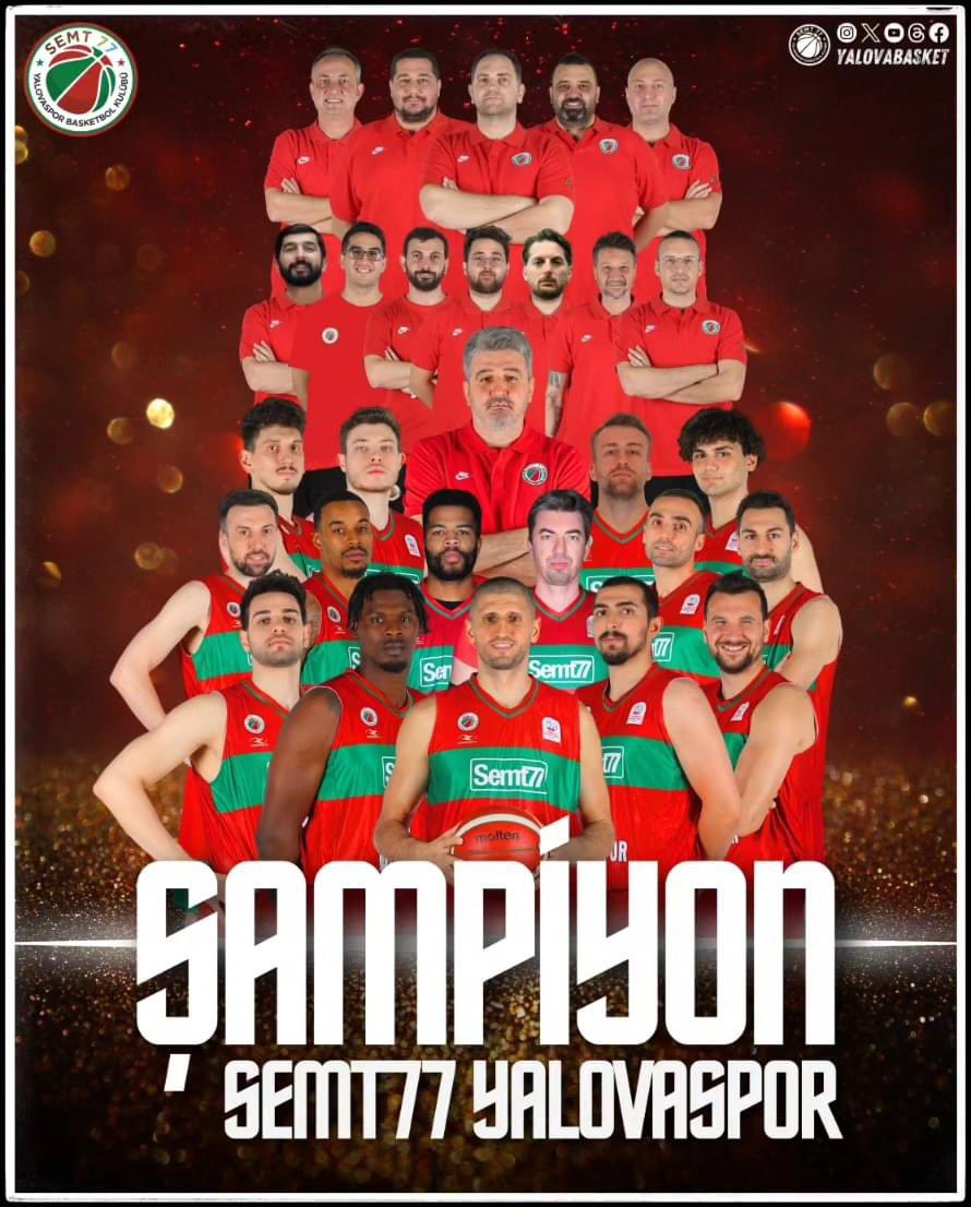 Cumhuriyetimizin 100. Yılında şampiyon olarak Süper Lig’e yeniden yükselen basket takımımız Semt77 Yalovaspor’u gururla tebrik ediyoruz! Yolunuz açık olsun, başarılarınızın devamını dileriz. #küçükşehrinbüyükhikayesi