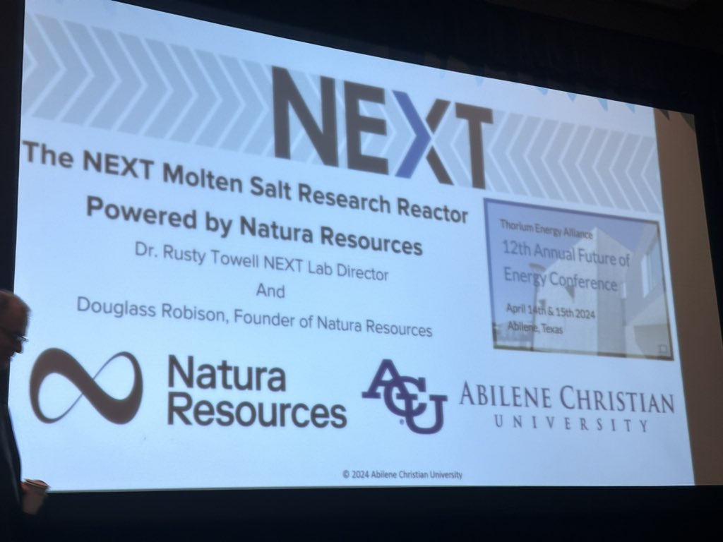 About to get schooled on the first test Small Modular Reactor (SMR) to go online in USA, right here in Abilene, TX. 

I worked on SMRs in 2009. Been watching closely ever since. Others have been building to this moment for decades. 

The future is now. 

Abundant SMRs = abundant