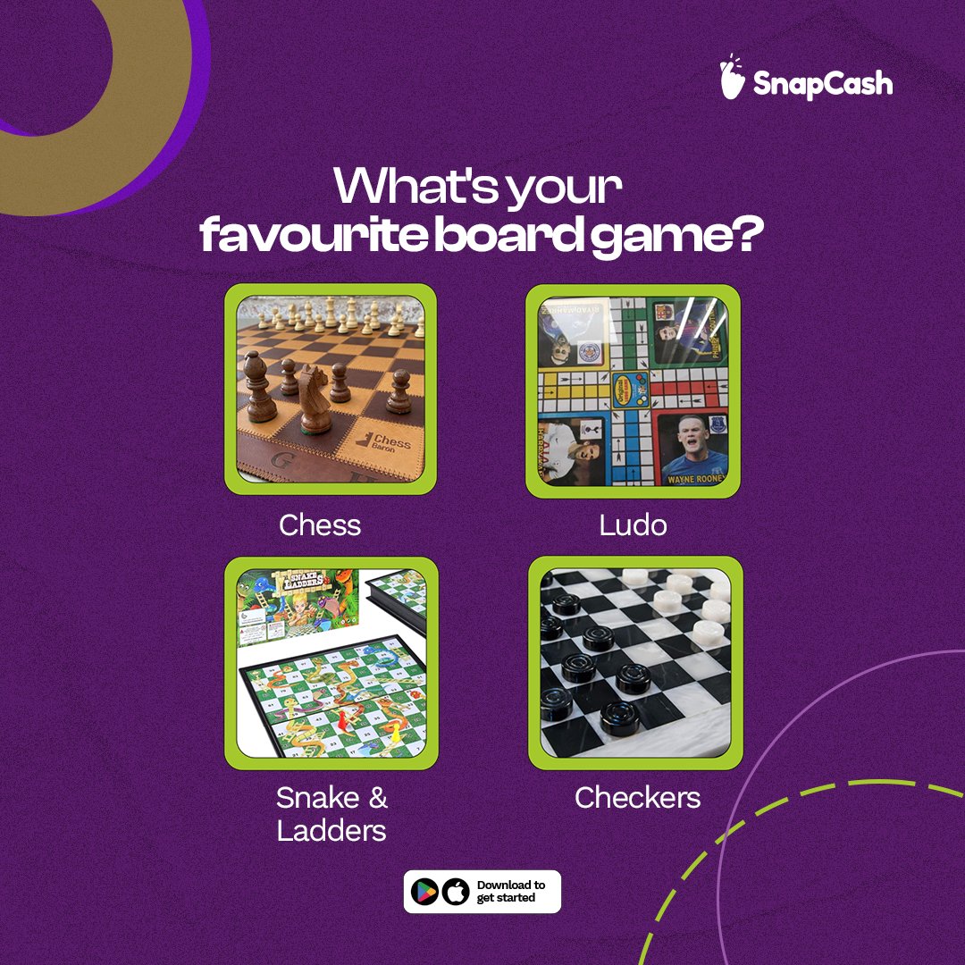 Which of these games do you like the most? 

Tell us in the comment section.

#SnapCash #FastLoans #QuickLoans
