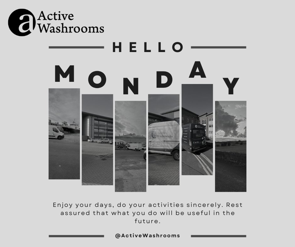 Hello Monday! Have a great week #monday #hellomonday #newweek #letsdothis #mondaymotivation #greatweek #leadingtheway #activewashrooms