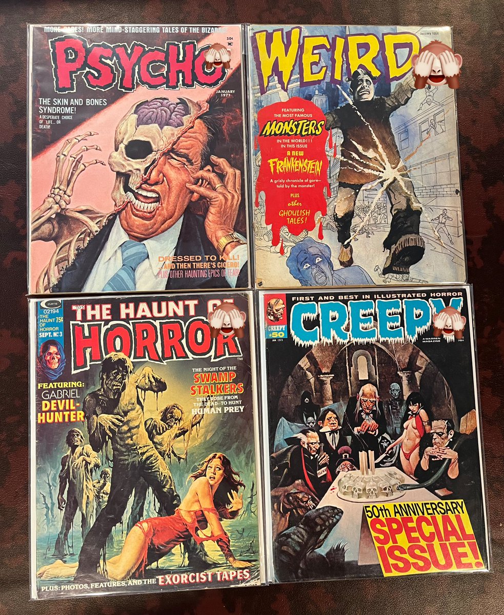 Here is the last of the 1st box. There is another short box filled with a lot of early Vampirella. 🥵 🔥 #Horrorcomics #comics