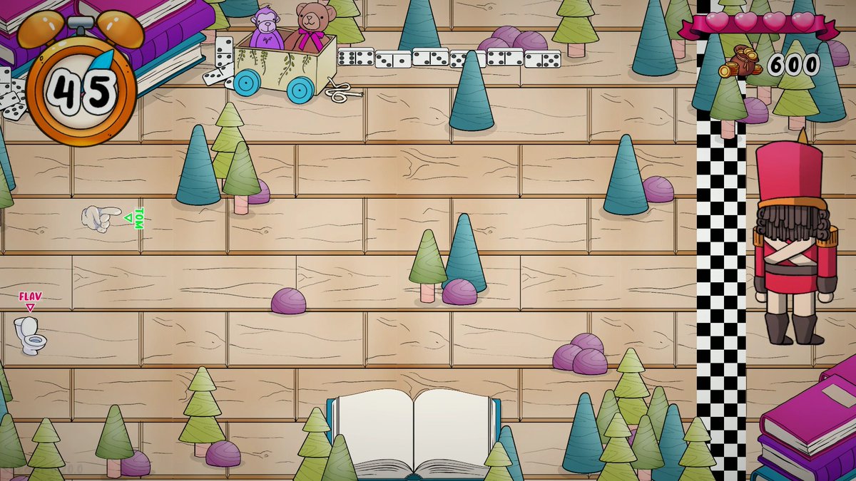 J-2 :☀️Devinez de quel mini-jeu est inspiré ce défi entre ces deux joueurs !☀️

D-2 :☀️Guess the inspired mini-game between these two players!☀️

kisskissbankbank.com/fr/projects/fu…

#indiegame #indiedev #roguelike #multiplayer #humor #フフフ