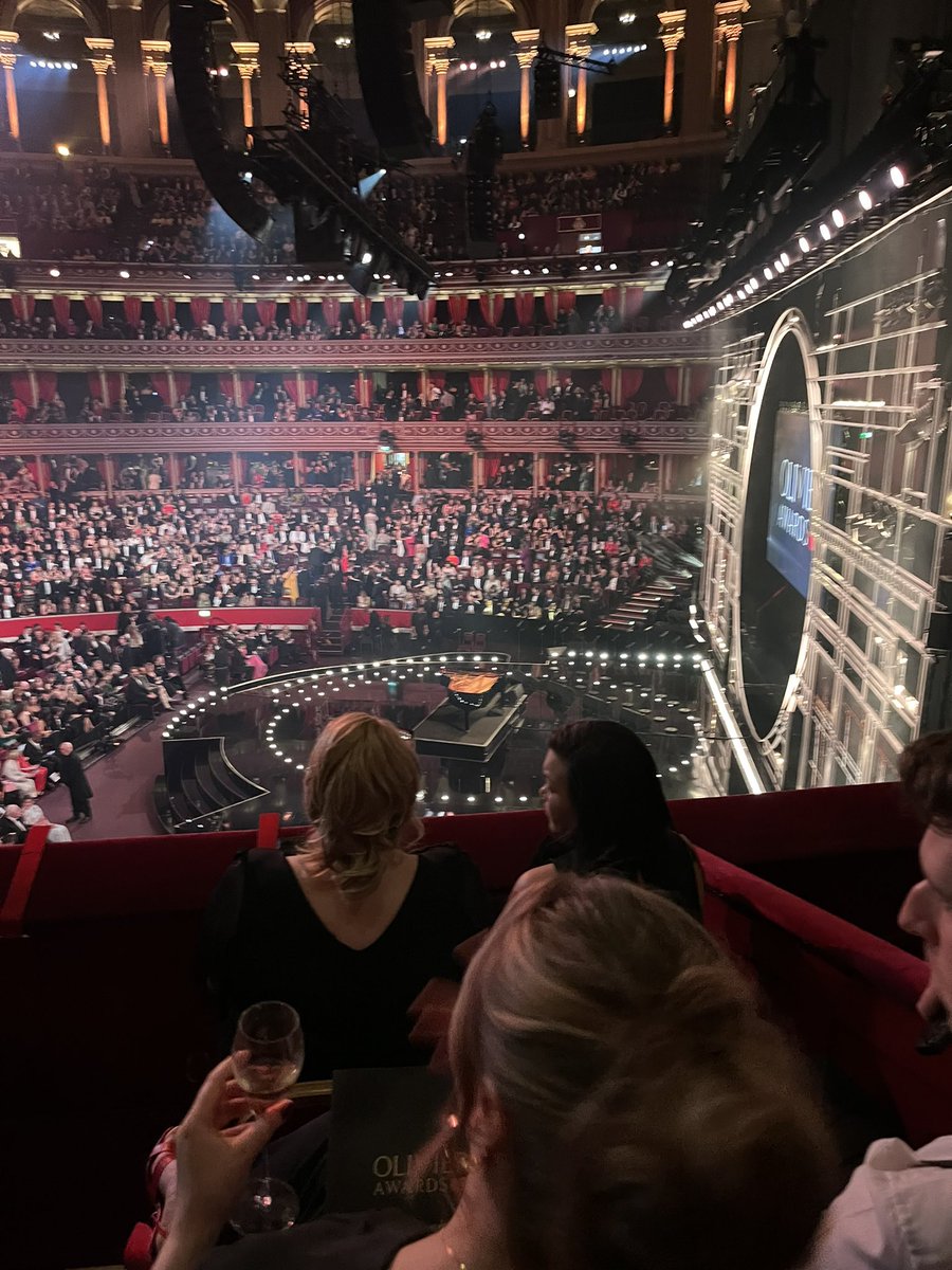 nholding's tweet photo. What a night. #OlivierAwards @RoyalAlbertHall https://t.co/aXinGP180z
