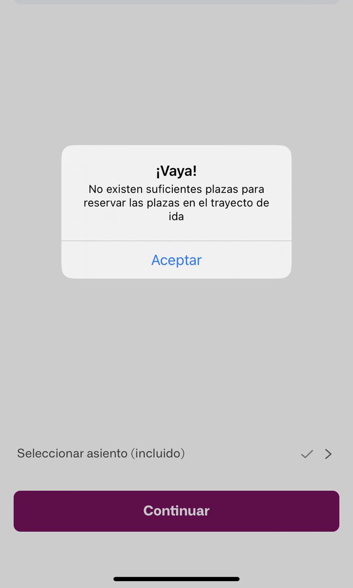 npf__'s tweet photo. @Renfe @Inforenfe que es lo que pasa con las compras online(App/web) que habiendo asientos disponibles al ir a formalizar billete salen que NO HAY ASIENTOS DISPONIBLES habiendo?
NEFASTO SERVICIO. CADA DÍA PEOR. X no hablar del servicio de ATC que te contestan a la consulta al año https://t.co/BPP6kzr8g7