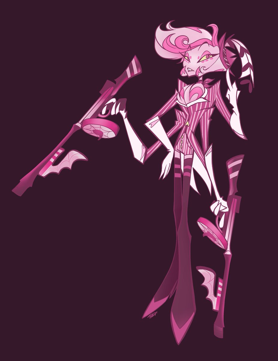 Radiosbugs's tweet photo. A little #angeldust redesign, just for fun, I think he looks rlly nice tho! https://t.co/QDQYzAsEEL