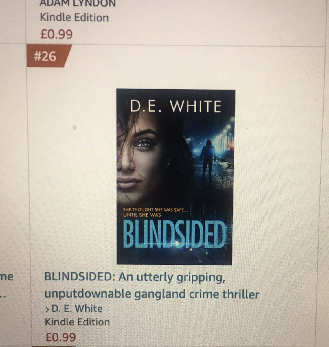 Thank you SO much to all my lovely readers who have already preordered Blindsided! A very nice surprise to see it already in the top 50 in Hot New Releases. Can’t wait to share Holly’s story with you. Preorder: amazon.co.uk/BLINDSIDED-gri…