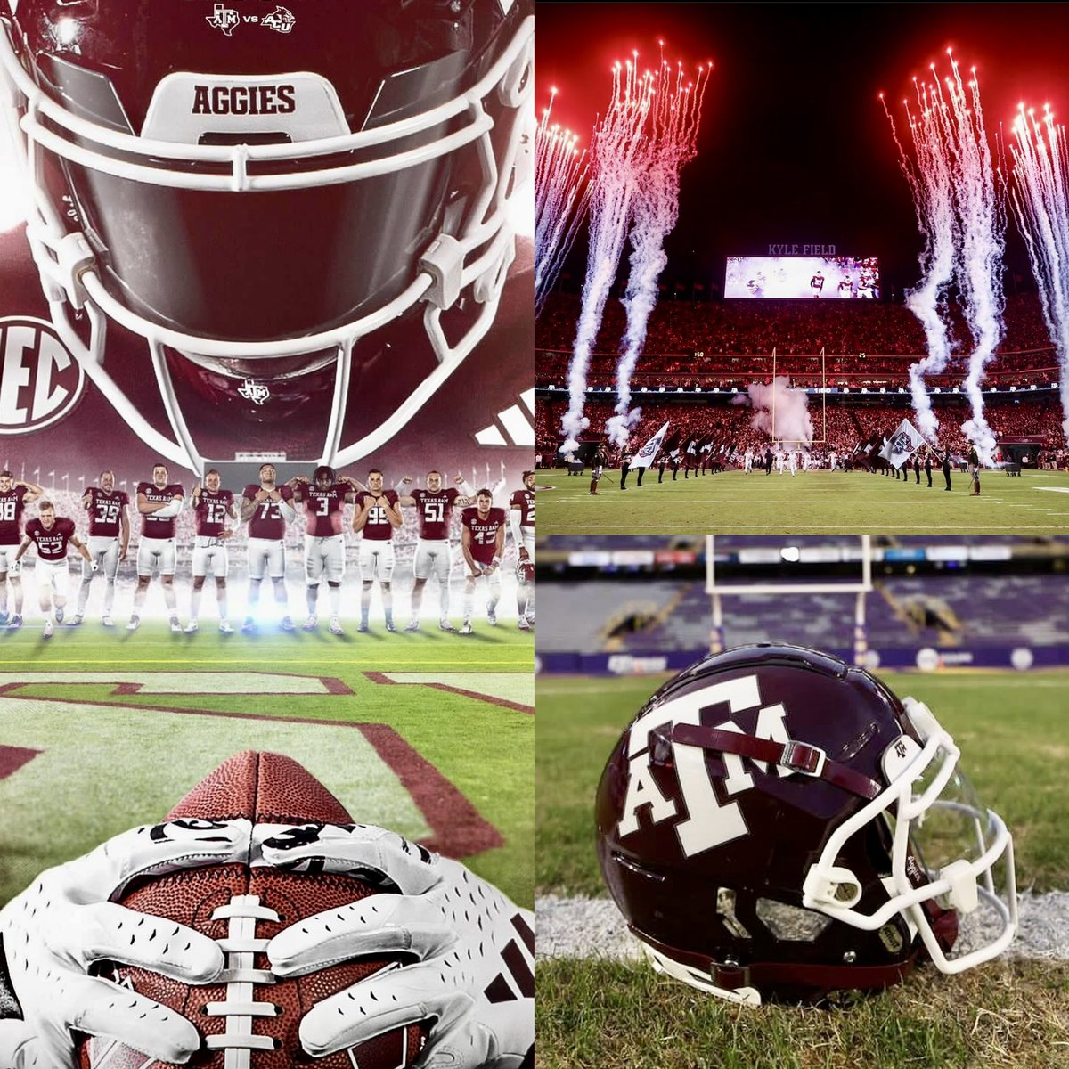 Blessed to receive an offer from @AggieFootball Texas A&M University @CoachMikeElko @CoachTroop_ @coach_horsley @gabrieldbrooks @justinwells2424 @MohrRecruiting #Agent0