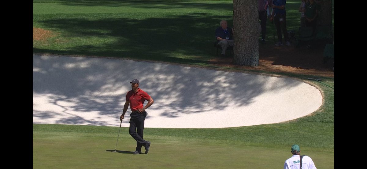 Synonymous with greatness <a href="/TheMasters/">The Masters</a> : <a href="/TigerWoods/">Tiger Woods</a> and <a href="/VerneLundquist/">Verne Lundquist</a> on 16.  Goose bumps for those old enough to remember.